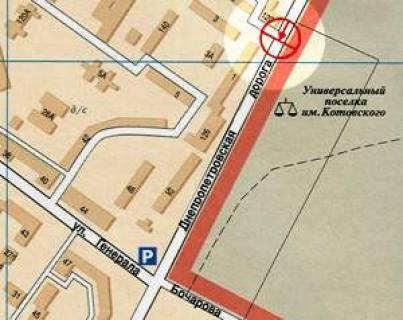 Billboard A in Odessa Semena Palia Mahackalinskaa No1 A levaa scheme