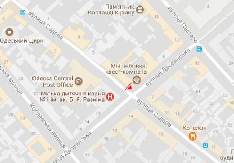 Citylight A in Odessa, 1.8x1.2  Sadova st., 11 A scheme