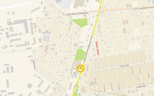 Billboard B in Odessa pr-t Nebesnoj Sotni No47/1 V scheme