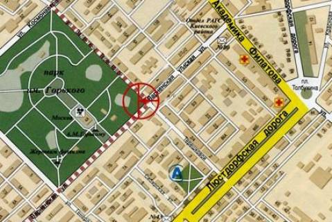 Billboard A in Odessa Varnenskaa ugol Tereskovoj Valentiny A scheme