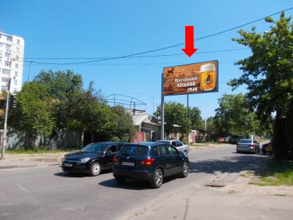 Billboard B in Odessa, 3x6  Ільфа та Петрова вул. / Левітана вул., 147, в бік супермаркету «Сільпо» (флажок) Photo 1