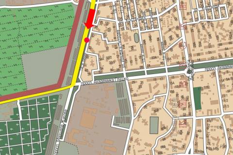 Billboard A in Odessa, 3x6  Небесної Сотні пр. (кол. Жукова пр.), 4В, роздільник, з центру, ліва scheme