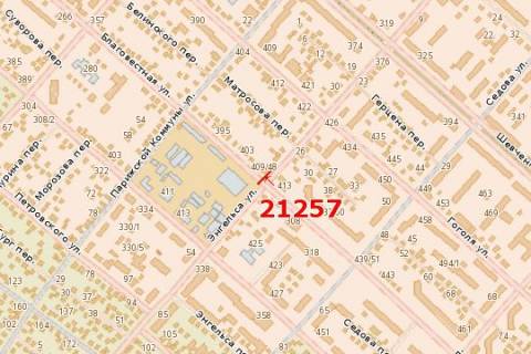 Billboard A in Cherkasy, 3x6  Blagovisna st. - Engel'sa st. (V'aceslava Cornovola st.) scheme