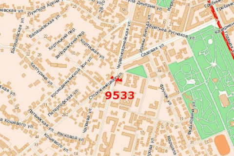 Prismatron, Prism A in Vasylivka, 3x6  Geroiv Majdanu st., 41 - Storozinec'ka st. (prizma) - 428415 scheme