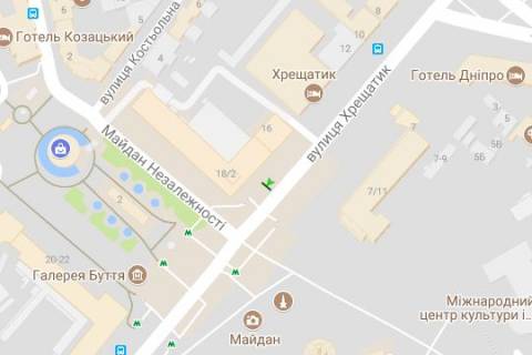 Scrolller, Scroll A in Kyiv, 1.2x1.8  Hresatik st., 18 (vihid iz pidzemnogo perehodu, magazin "Unitrejd")  - 272700 scheme