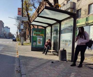 Citylight A in Cherkasy, 1.2x1.8  Bajdi-Visnevec'kogo st., 32 (zupinka) Photo 1