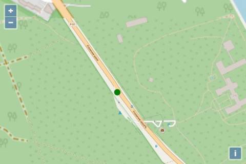 Billboard A in Vasylivka, 6x3  Stolicne sose, bila sanatoriu "Konca-Zaspa" (v napramku Obuhiva) scheme