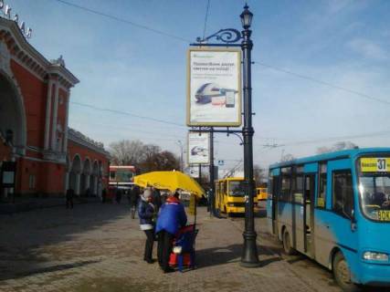 Backlight B in Chernihiv, 1.2x1.8  Vokzal'na pl., (No3) Photo 1