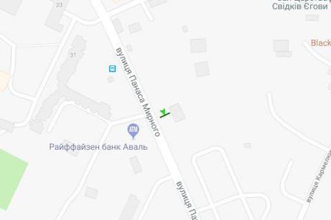 Billboard B in Khmelnitsky, 3x6  Panasa Mirnogo st., 21 scheme