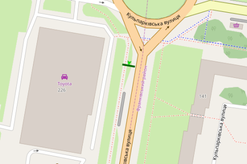 Prismatron, Prism A in Lviv, 3x6  Kul'parkivs'ka st., 226 - Naukova st. (prizma) - 251661 scheme