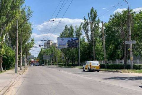 Billboard A in Kherson, 3x6  Mikolaivs'ke sose - Zaliznicna st. Photo 1