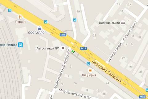 Scrolller, Scroll A in Vasylivka, 2.3x3.14  Gagarina prosp. - Movcanivs'kij prov. - 454719 scheme