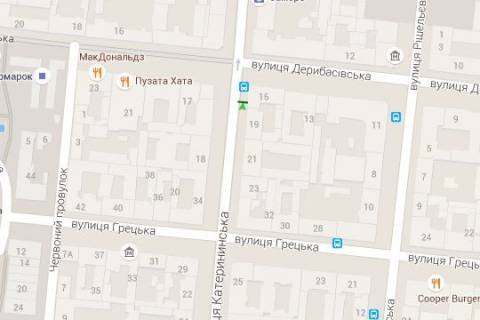 Citylight A in Odessa, 1.2x1.8  Ekaterinins'ka st. - Deribasivska st., 15 scheme