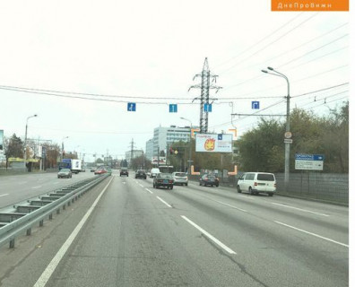 Billboard A in Dnipro (Dnipropetrovsk), 3x6  Набережна Заводська вул. - Павлова вул. Photo 1