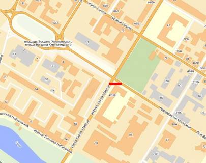 Backlight A in Kropyvnytskyi (Kirovograd), 1.2x1.8  Velika Perspektivna st., 47/16 - Preobrazens'ka st. scheme