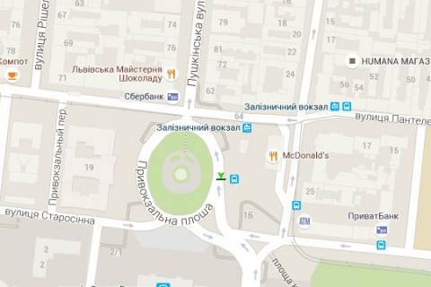 Citylight B in Odessa, 1.2x1.8  Privokzal'na pl. scheme