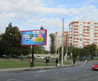 Billboard B in Lviv, 3x6  Naukova st. - Trolejbusna st. Photo 1