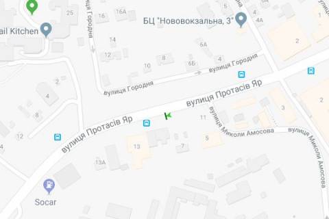 Citylight B in Vasylivka Protasiv Ar st., 7A scheme