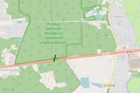 Megaboard A in Kiev roads, 5x12  Kiiv - Zitomir, 10km+200m (u napramku Zitomira) scheme