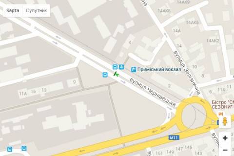 Citylight A in Lviv Cernivec'ka st. scheme