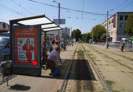 Citylight B in Kharkiv, 1.2x1.8  Molocna st. (Kirova (Cervonozavods'kij r-n) st.) - Vijs'kova st. Photo 1