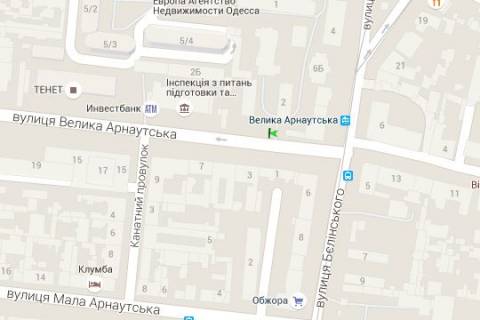 Citylight A in Odessa, 1.2x1.8  Velika Arnauts'ka st., 2 scheme