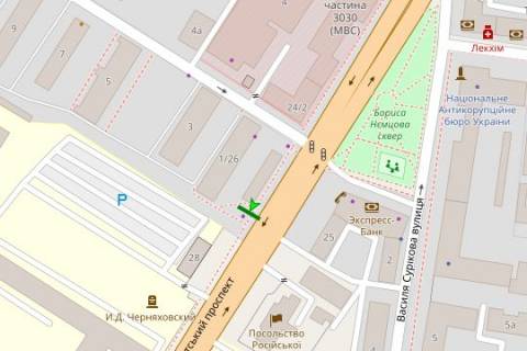 Scrolller, Scroll A in Vasylivka, 2.3x3.14  Povitroflots'kij prosp., 26 - 422604 scheme