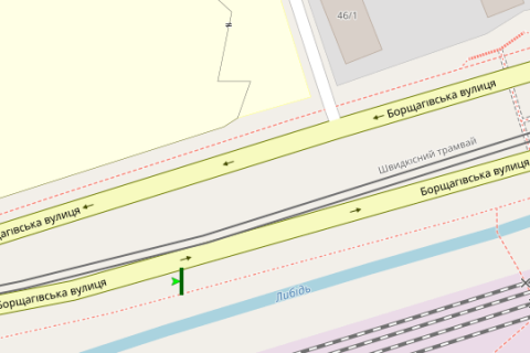 Scrolller, Scroll A in Vasylivka, 2.3x3.14  Borsagivs'ka st., . 100 metriv vid zupinki Politehnicnij institut - 422456 scheme