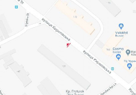 Prismatron, Prism A in Kyiv, 3x6  Кирилівська вул. (Фрунзе вул.), 131 - 654469 scheme