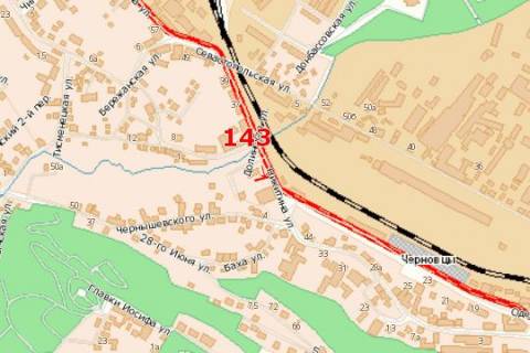 Billboard A in Chernivtsi, 3x6  Gagarina st., 29 scheme