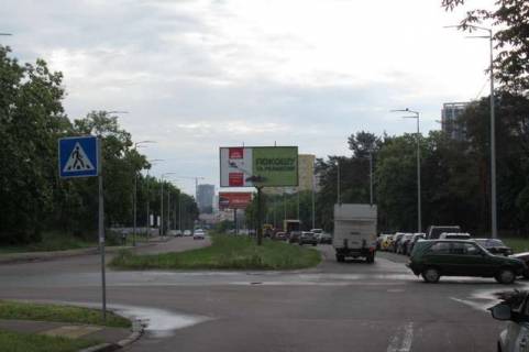 Billboard A in Vasylivka, 3x6  Alisera Navoi prosp. - Voskresens'ka st., na rozpodiluvaci (v napramku Miropil's'koj) Photo 1