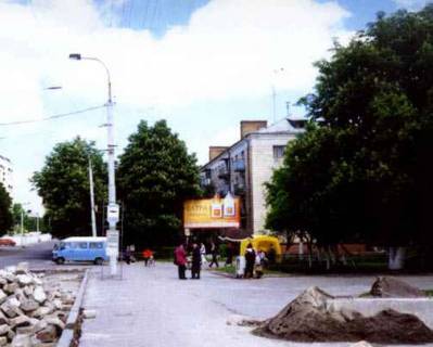 Billboard A in Rivne, 3x6  Grusevs'kogo Akademika st. - Strutins'koi st. Photo 1