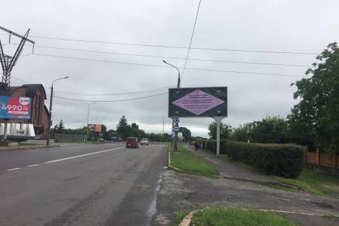 Billboard A in Lutsk, 3x6  Dubnivs'ka st. , pered kil'cem, viizd na m. Dubno Photo 1