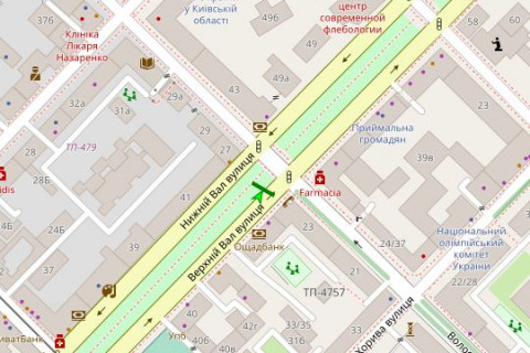Scrolller, Scroll A in Kyiv, 1.2x1.8  Верхній Вал вул., 46 (бульварна частина) - 166575 scheme