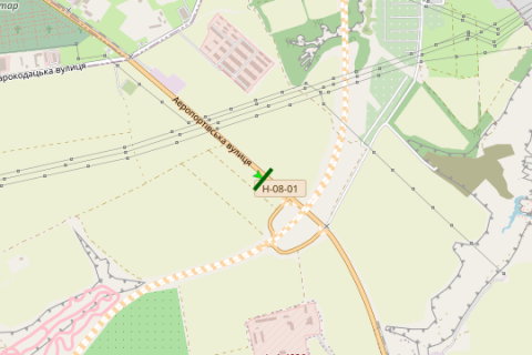 Billboard A in Vasylivka, 3x6  Doroga v aeroport "Dnipropetrovs'k", 2 km +750m (v bik aeroportu) scheme