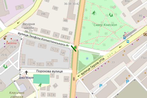 Scrolller, Scroll A in Lviv, 2.3x3.14  Кульпарківська вул., 56 - 665025 scheme