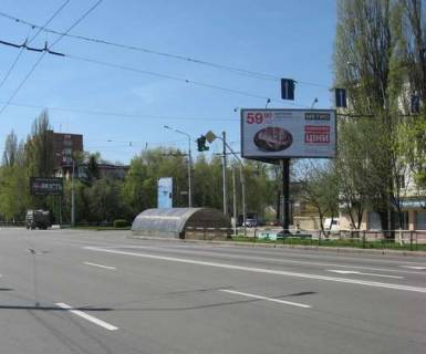 Billboard A in Poltava, 3x6  Evropejs'ka st. - Oleksandra Oksancenka st. Photo 1
