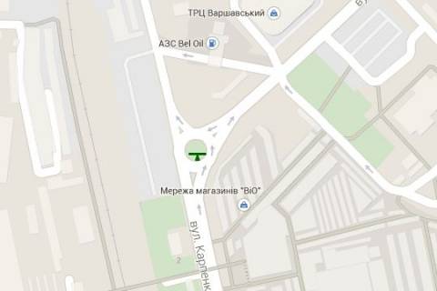 Billboard A in Lutsk, 3x6  Karpenka-Karogo st. - Konakina st. scheme