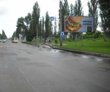 Billboard A in Cherkasy, 3x6  Peremogi prosp. - Oleni Teligi st. (Koneva st.) Photo 1