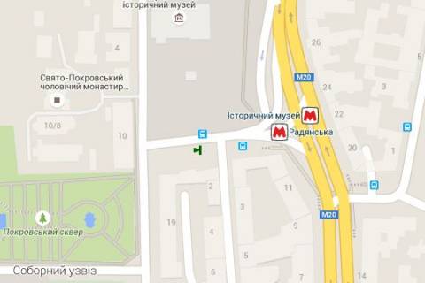 Non-Standard A in Kharkiv, 1.2x1.8  Конституції пл. - Спартаківський пров., (зупинка) №1 (C) scheme