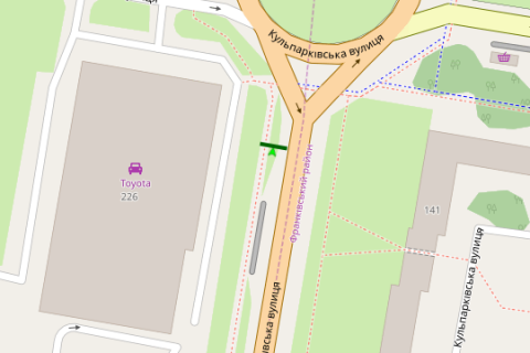 Prismatron, Prism B in Lviv, 3x6  Kul'parkivs'ka st., 226 - Naukova st. (prizma) - 294860 scheme