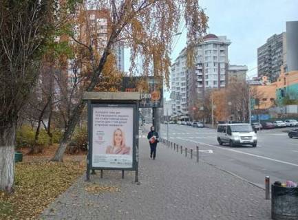 Citylight B in Kyiv, 1.2x1.8  Antonovica st. (Gor'kogo st.), 162, zup. <<st. Kovpaka>> (1) Photo 1