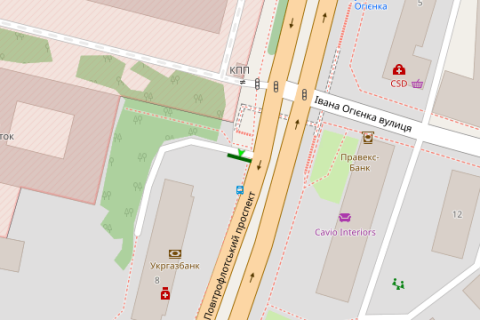 Video Billboard A in Kyiv, 2.3x3.14  Повітряних Сил просп., 8 (ТТ 6.8 484х352) - 616286 scheme