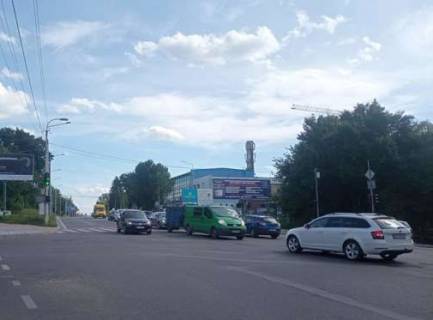 Billboard B in Rivne, 3x6  Cornovola Vaceslava st., 57 - Mirusenka st. Photo 1
