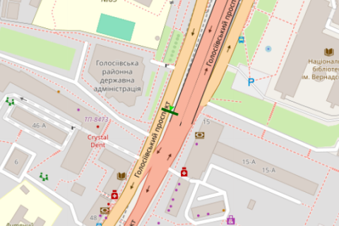 Video Billboard A in Kyiv, 8x4  Деміївська пл. (Московська пл.) - Голосіївський просп., 42 (розширення 384х768) (у напрямку Голосіївської площі) - 616101 scheme