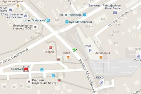 Prismatron, Prism B in Vasylivka Akademika Bilec'kogo st. - Sevcenka st., 142-a (prizma) - 425897 scheme