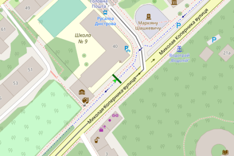 Scrolller, Scroll B in Lviv Kopernika st., 40 - 271543 scheme
