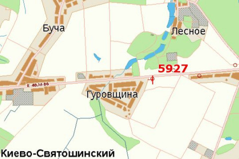 Billboard A in Zaporizhzhya, 3x6  Київ - Житомир, 17км+300м до Києва (справа у напрямку  м.Київ с.Гуровщина) scheme