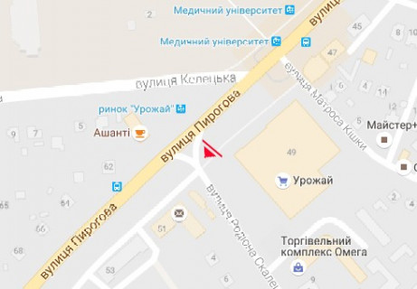 Scrolller, Scroll A in Vinnytsia, 2.3x3.14  Пирогова вул., 49 - Скалецького вул. - 663503 scheme