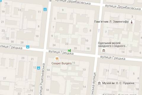 Citylight B in Odessa Grec'ka st., 20 scheme